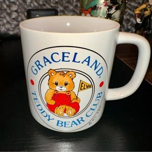 Graceland Teddy Bear Club ELVIS mug